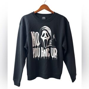 Black Graphic Men's Sweater